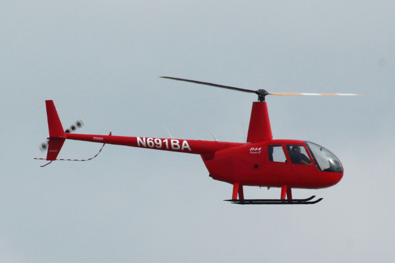 Robinson R-44 (N691BA) - New paint job under new ownership