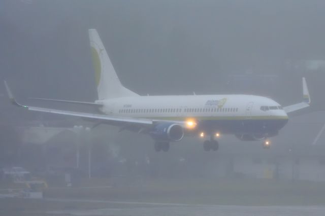 Boeing 737-800 (N739MA) - 02/02/2015.Dreadful conditions with heavy rain and high winds at the height of a frontal passage.br /a rel=nofollow href=http://flightaware.com/live/flight/N739MA/history/20150202/1455Z/KSAT/KTPAhttp://flightaware.com/live/flight/N739MA/history/20150202/1455Z/KSAT/KTPA/a