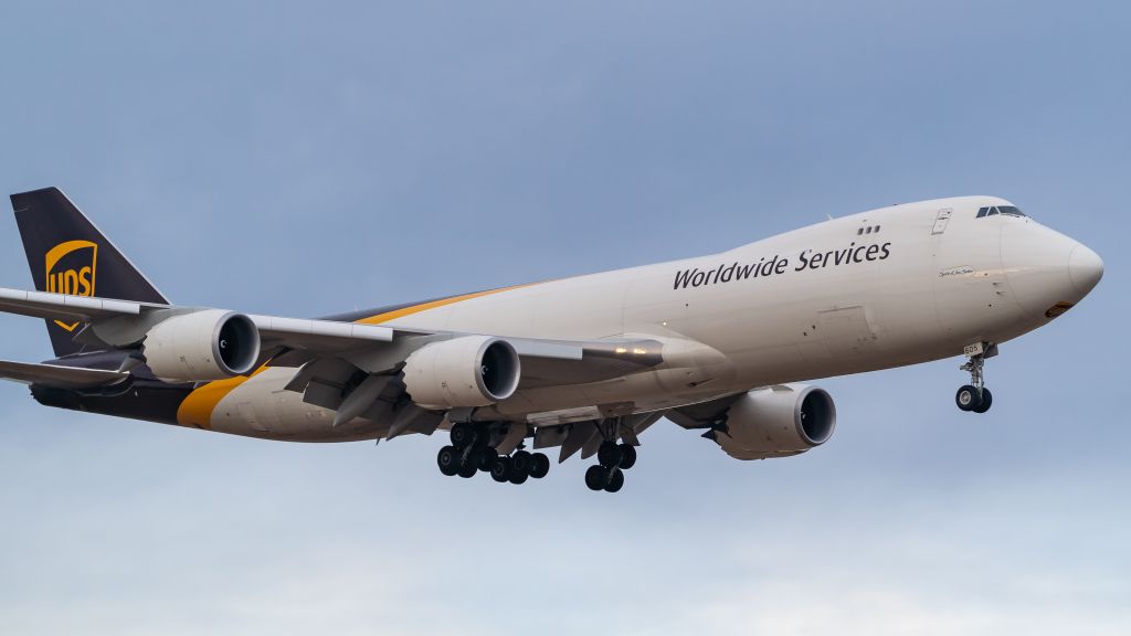 BOEING 747-8 (N605UP) - Arriving from Anchorage for maintenance. br /12/11/18