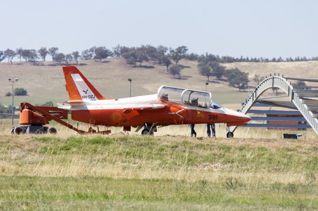 SINGAPORE S-211 (VH-DZJ) - Ex RSAF (VH-DZJ) SIAI Marchetti S211 at the Douglas Aerospace hangar.