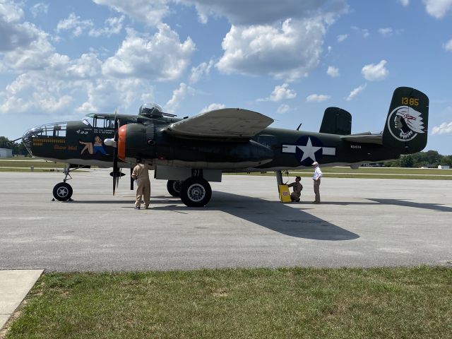 North American TB-25 Mitchell (N345TH) - Date Taken: July 16, 2022br /I was amazed to see this huge World War II bomber at my home airport, and this was the first time I saw a B-25 bomber up close!