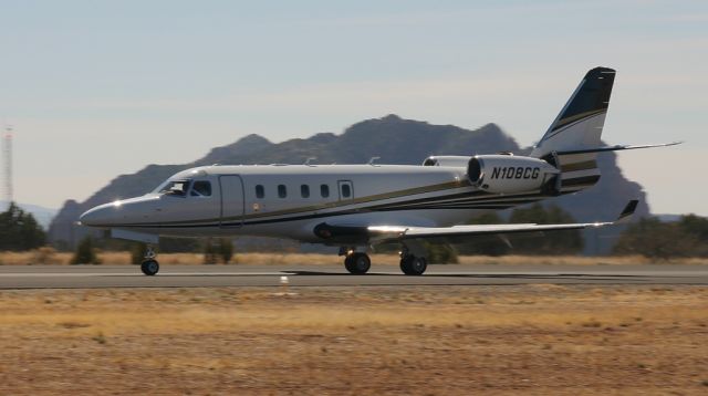 IAI Gulfstream G100 (N108CG) - Landing, thrust reversers, Feb 25, 2006