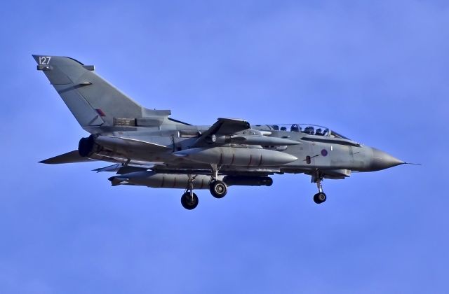 — — - Red Flag, Nellis AFB, NV - Royal Air Force  Panavia Tornado GR4 - IX Bomber Squadron - TDelCorobr /Red Flag 14br /January 27, 2013