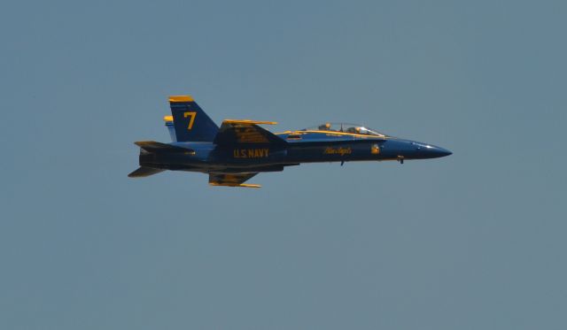 McDonnell Douglas FA-18 Hornet — - Angel 7 during Initial orientation flight practice in Sioux Falls