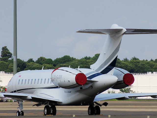 Bombardier Global Express (C-GJDR) - I take a picture on Jul 25, 2017.