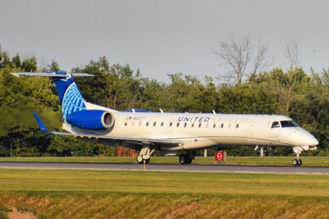 Embraer ERJ-145 (N14177) - Embraer ERJ-145XR opby Commutair br /Repainted into "EVO Blue" livery December 2019