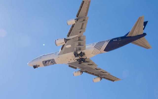 Boeing 747-200 (N787RR) - 09/218 Taken off from Tucson AZ Test Bed aircraft for Rolls-Royce 