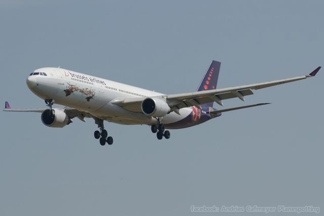 Airbus A330-300 (OO-SFN) - Tomorrowland 2014 markings