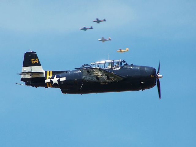 N86280 — - General Motors TBM-3E Avenger at Sun N Fun in Lakeland, Florida.