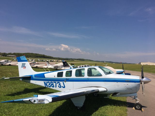 Beechcraft Bonanza (36) (N3873J) - Nashvilles John Tune airport for the total solar eclipse