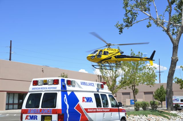 Eurocopter AS-350 AStar (N351LG) - PHI Med 51 during a training with AMR Albuquerque Operations