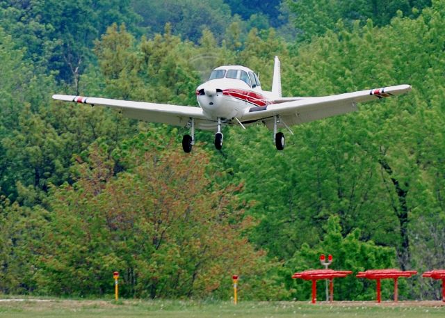 North American Navion (N4557K) - Landing on RWY 26.  Spring is here!