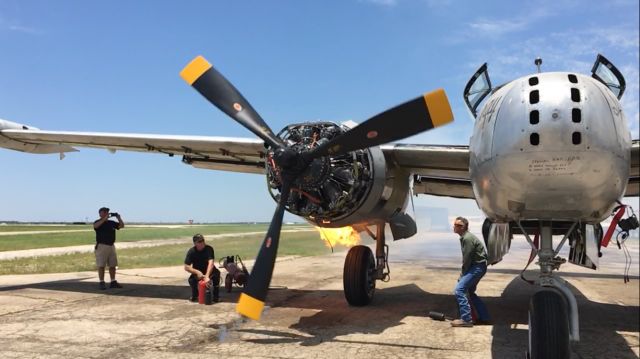 Douglas A-26 Invader (N4988N) - Special Kay burp run.  