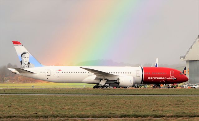 Boeing 787-9 Dreamliner (SE-RXM) - norwegian air sweden b787-9 se-rxm arriving in shannon from stavanger for parking 16/2/21.