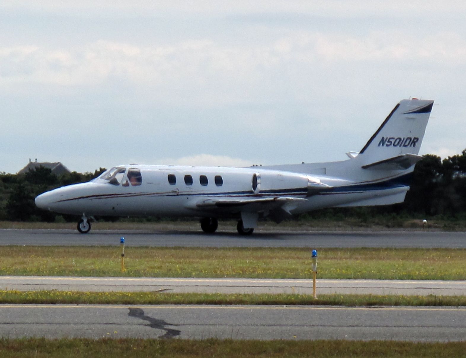 Cessna Citation 1SP (N501DR) - Rollout after a perfect landing in RW06.