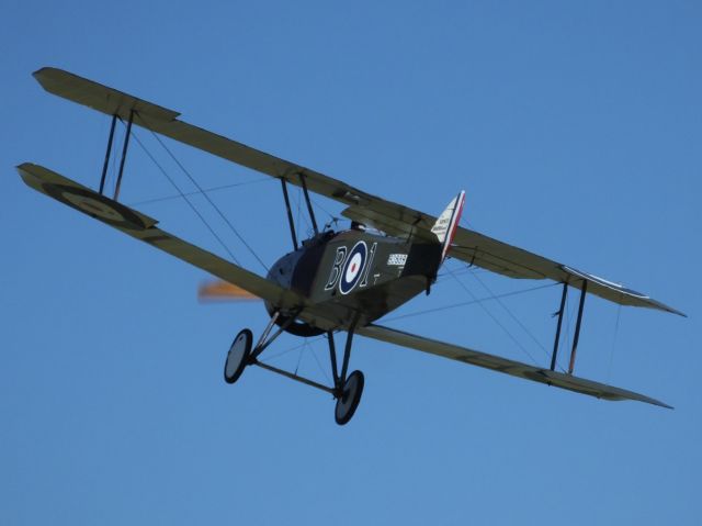 ZK-JMU — - Sopwith Camel replica at Tauranga Airshow, practice day, 25th January 2014