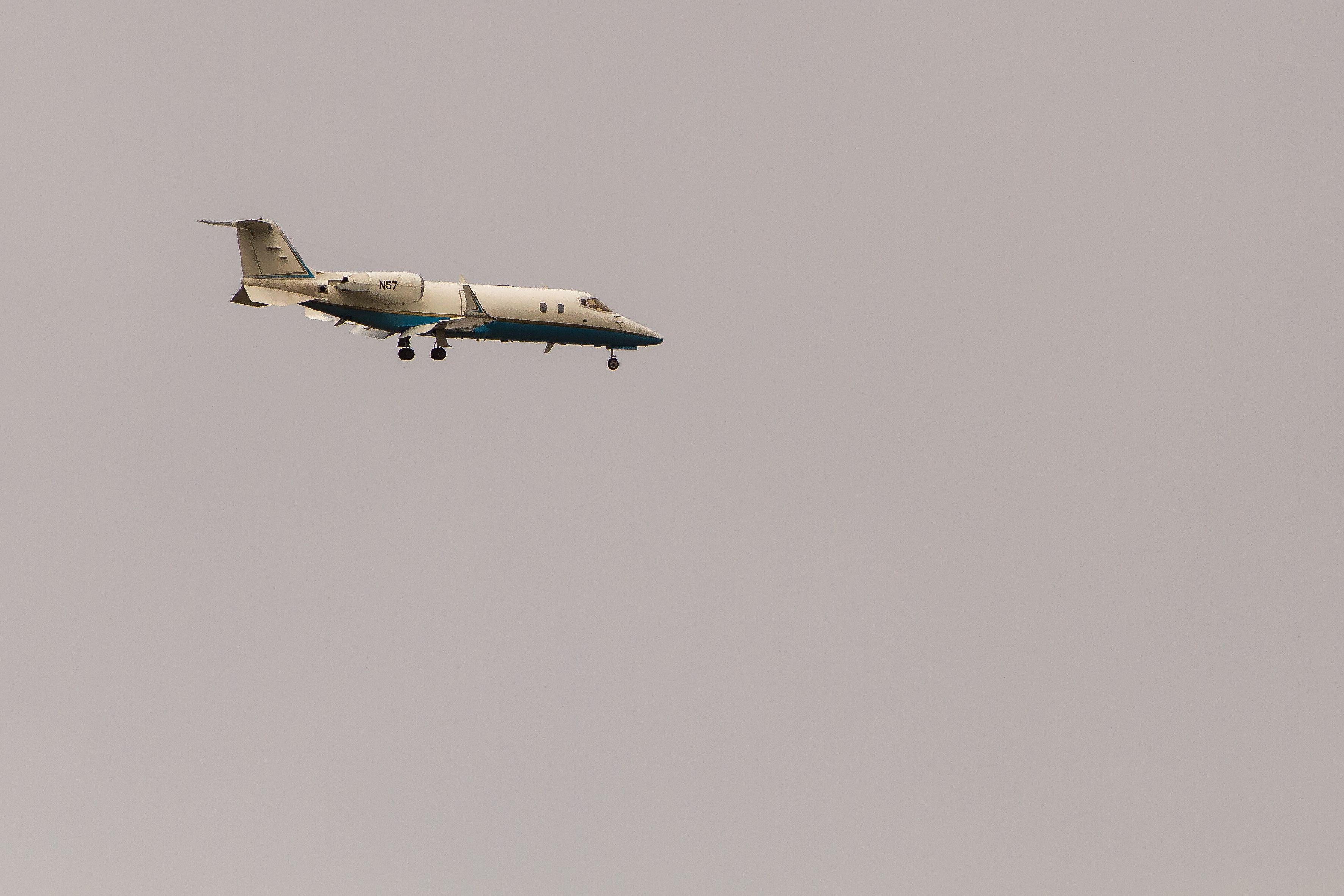 Learjet 60 (N57) - N57, a LJ-60 assigned to the FAA Flight Inspection Services.  Better known as the callsign "FlightCheck".