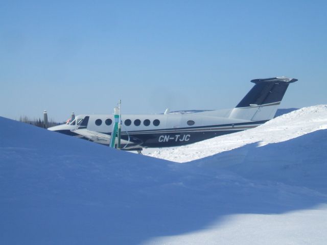 CN-TJC — - Parked at Irving Aviation FBO Goose Airport NL ,Mar 17/09