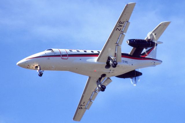 PT-ZVE — - Prototype Embraer CBA-123 at Farnborough 1990. This aircraft is now in a museum in Rio de Janeiro.