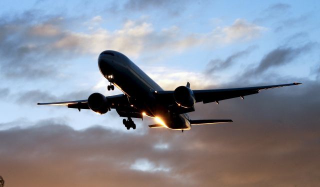 BOEING 777-300 (HZ-AK14) - Taken from the theshold of 09L