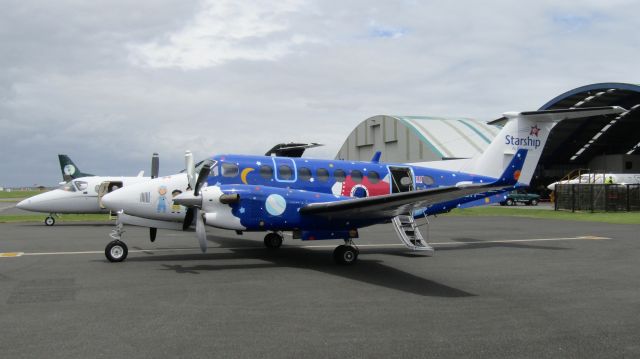 Beechcraft Super King Air 350 (ZK-SSH) - Paired up with 400XT NXJ for a private charter to Dunedin.
