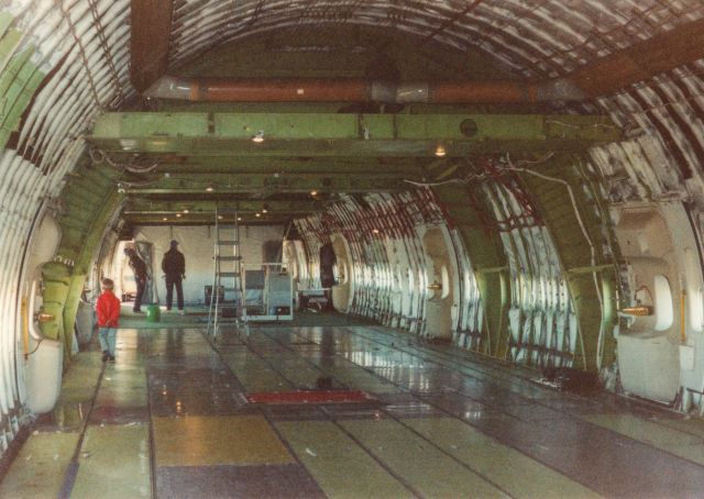 BOEING 747-100 (N905NA) - The interior of the shuttle carrier aircraft.