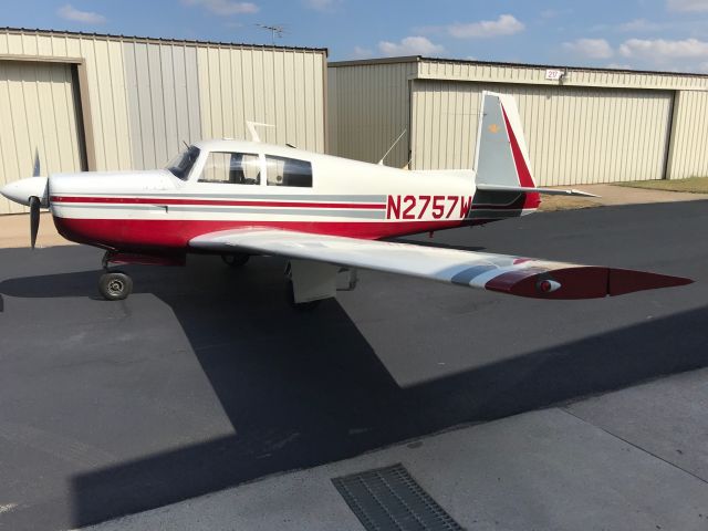 Mooney M-20 (N2757W) - In front of our hangar