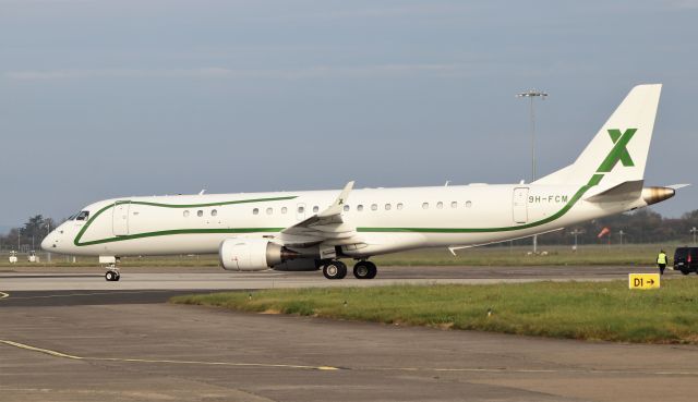 Embraer ERJ-190 (9H-FCM) - air x charter emb erj-190-100 ecj 9h-fcm arriving in shannon 18/10/20.