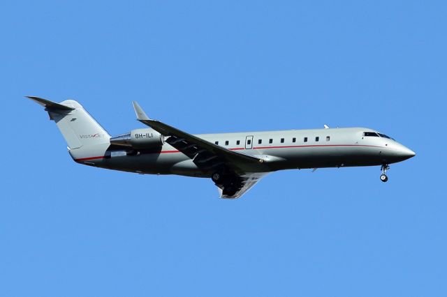 Canadair Regional Jet CRJ-200 (9H-ILI) - 09/12/2020: A Mitsubishi-Challenger 850 flight from Dubai (DWC) on landing path to runway 12.