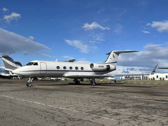 Gulfstream Aerospace Gulfstream 3 (N30WR) - Gulfstream GIII at Chino Cali. March 2023