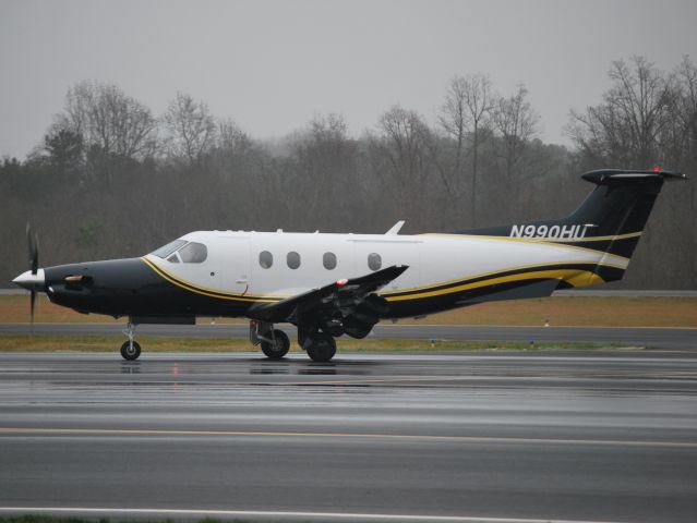 Pilatus PC-12 (N990HU) - MORGAN CORP at KJQF - 1/15/13