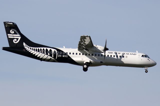 Aerospatiale ATR-72-600 (ZK-MVX) - on 27 July 2019