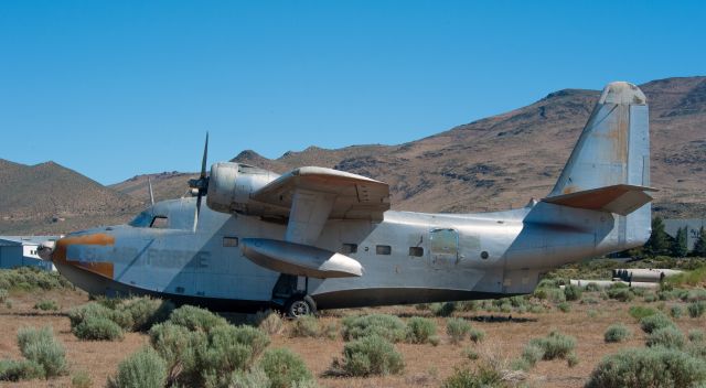 N3395F — - Side view of an albatross on the north side of Carson City Airport waiting for rejuvenation.