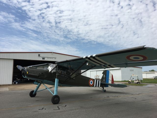 FIESELER Storch (N778MS) - Morane-Saulnier MS.500 (Fieseler Fi 156 Storch) after restoration and ready to fly again.