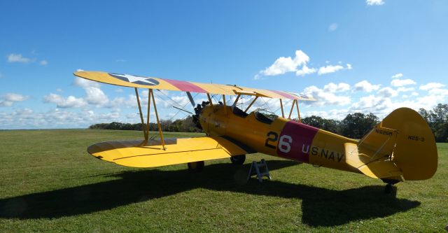 Boeing PT-17 Kaydet (N1626M) - Shown here is a 1943 Boeing Kaydet A75N 1 Bi-Plane in the Autumn of 2023.