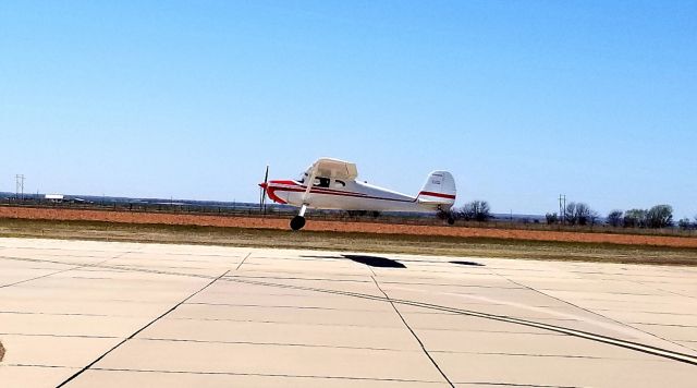 Cessna 140 (N9484A) - Landing at KAXS