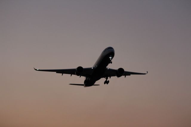 Airbus A350-1000 (G-XWBG) - Landing 10C a week after being delivered to BA.