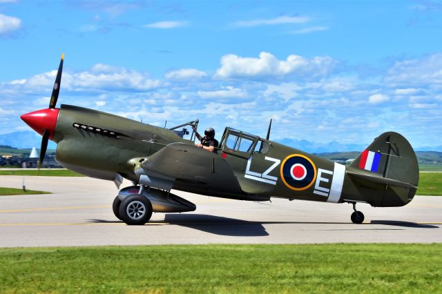 CURTISS Warhawk (NX940AK) - Curtiss P-40 Kittyhawk at the Wings Over Springbank Air Show in July 2019.