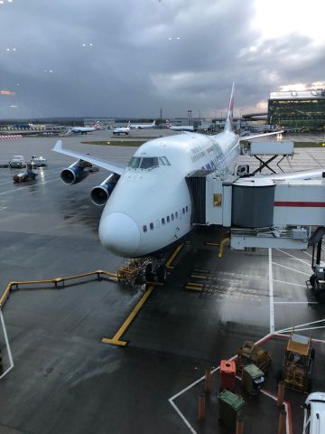 Boeing 747-400 (G-CIVZ) - Terminal 5 December 4 2019 a few hrs before heading back to the states JFK