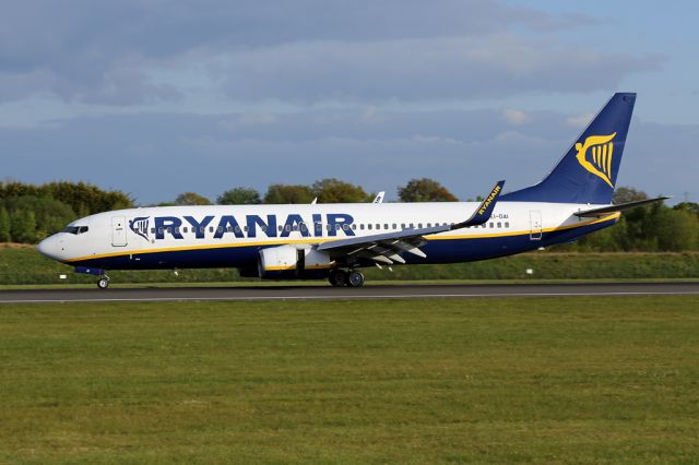 Boeing 737-800 (EI-DAI) - RYR9072 arriving from Alicante