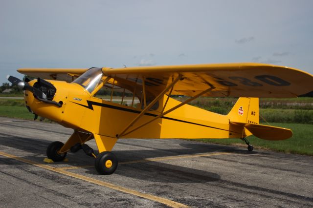 N38680 — - N38680 1941 PIPER J3C-65 DAVID A LEWIS BROADALBIN, NEW YORKbr /KDDH William H. Morse State Airport (Bennington, VT)br /Photo taken by Christopher Wright