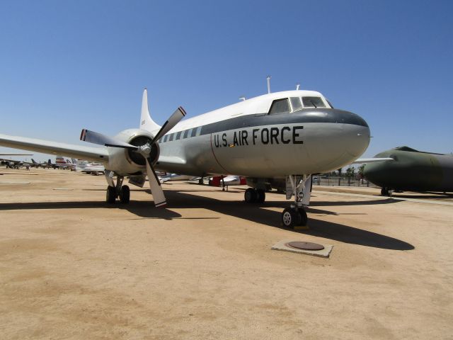 54-2808 — - A Convair C-131D "Samaritan" on display at March Field Air Museum. 