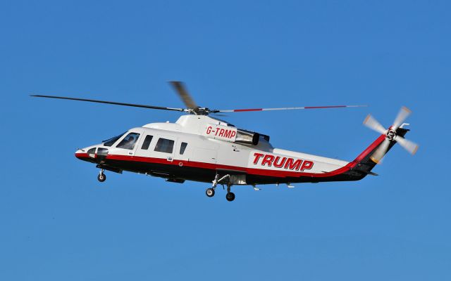 G-TRMP — - trump s-76b g-trmp about to let down in the light aircraft park at shannon 23/2/16.