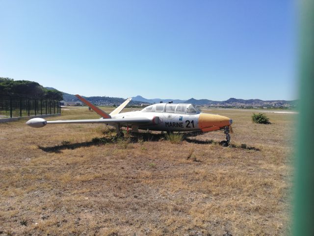 — — - Retired FOUGA Magister from French naval forces. 