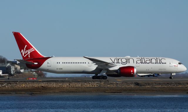 Boeing 787-9 Dreamliner (G-VZIG) - Nice to see this beautiful bird in daylight hours. 