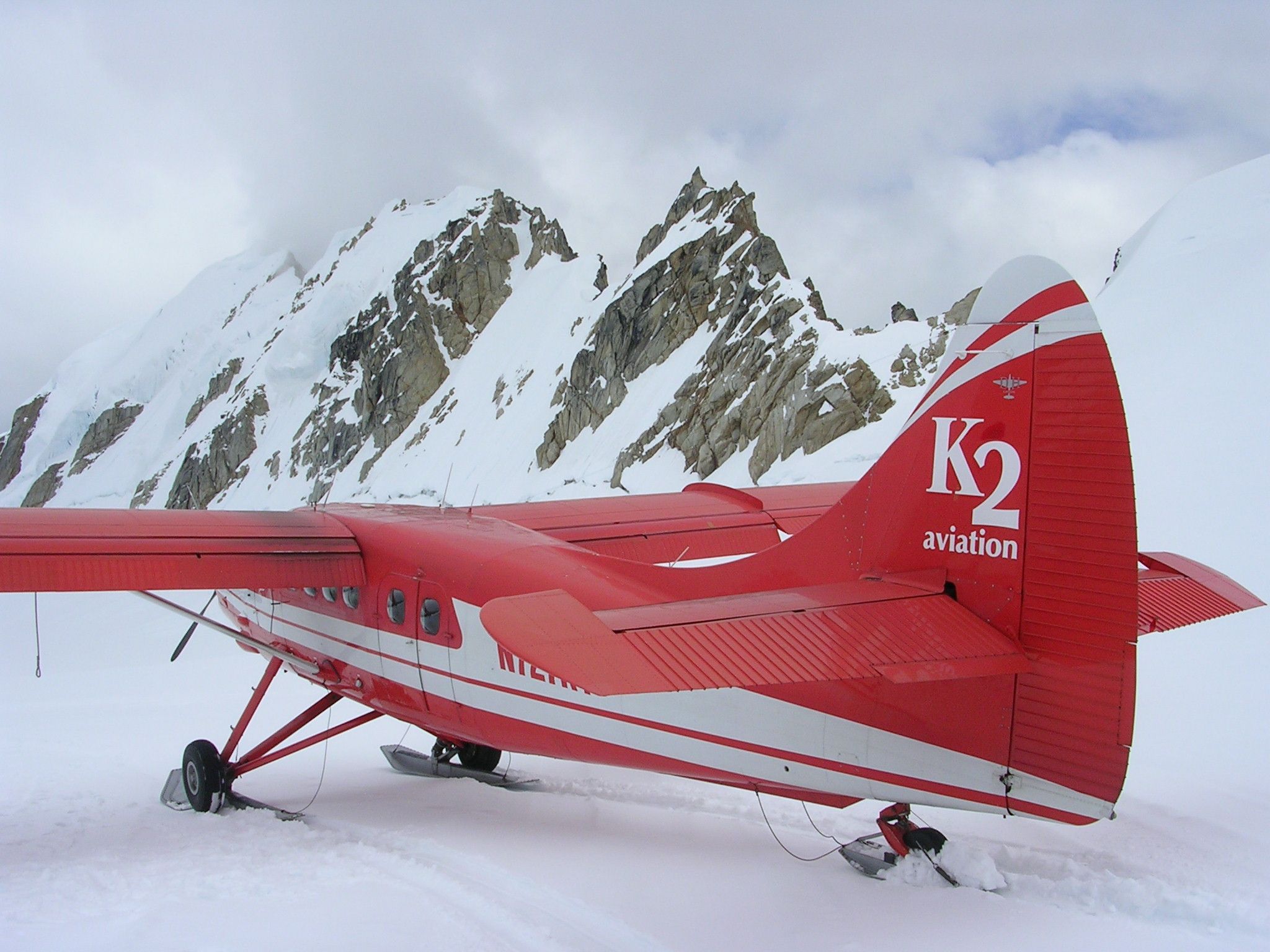 N727KT — - Glacier landing 05JUL on Mt. Eldridge Glacier, Denali National Park, Alaska