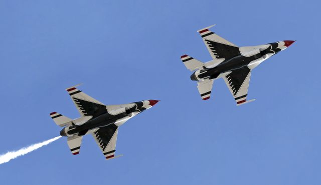 Lockheed F-16 Fighting Falcon — - F16s at Daytona 500