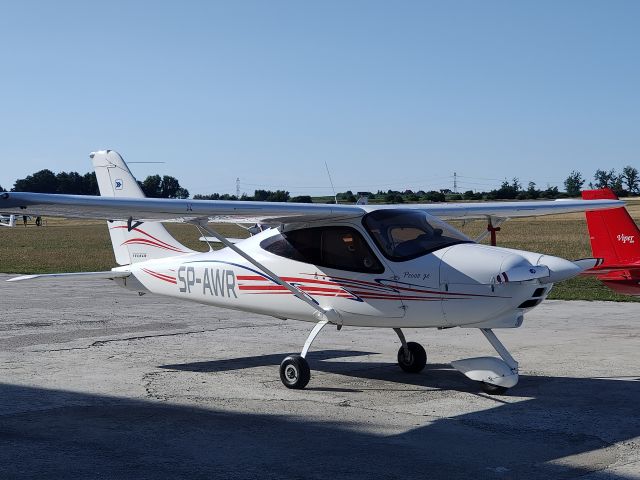 TECNAM P-2008 (SP-AWR) - Szymanow airport, 2022-Jul-17