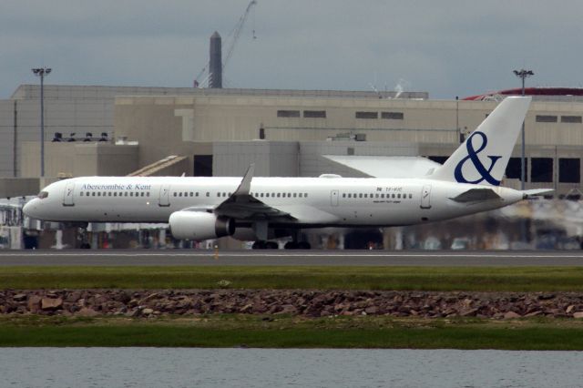 Boeing 757-200 (TF-FIC) - Icelandair B752 with Abercrombie & Kent titles departing BOS for KEF on 5/28/22.