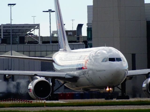 Airbus A310 — - The majestic old A310, holding short 24L for Indianapolis!